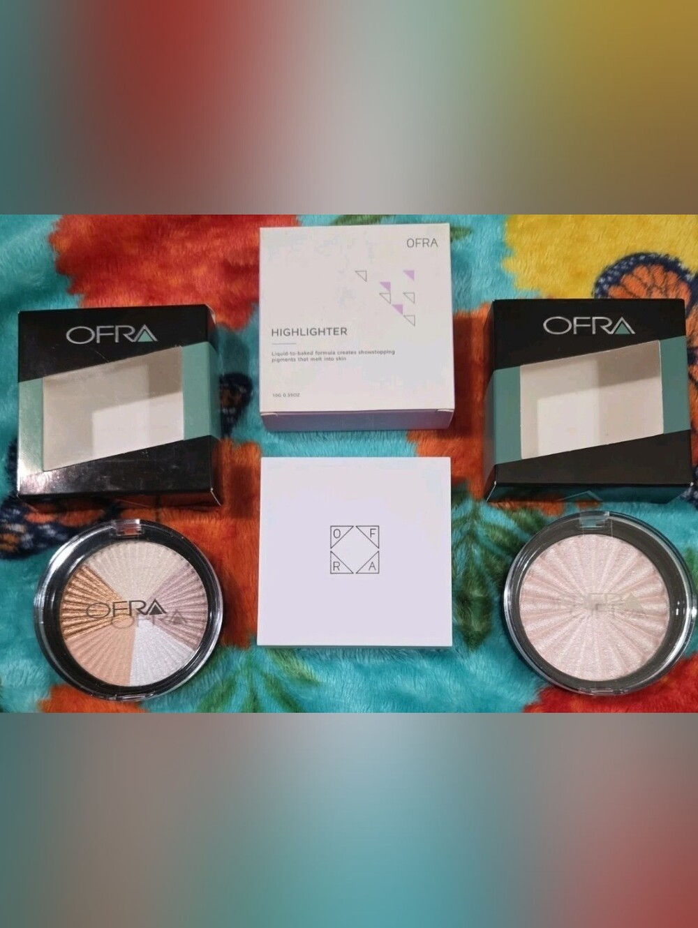 OFRA Highlighter Lot Of 3 Pillow Talk Beverly Hills Star Island NIB